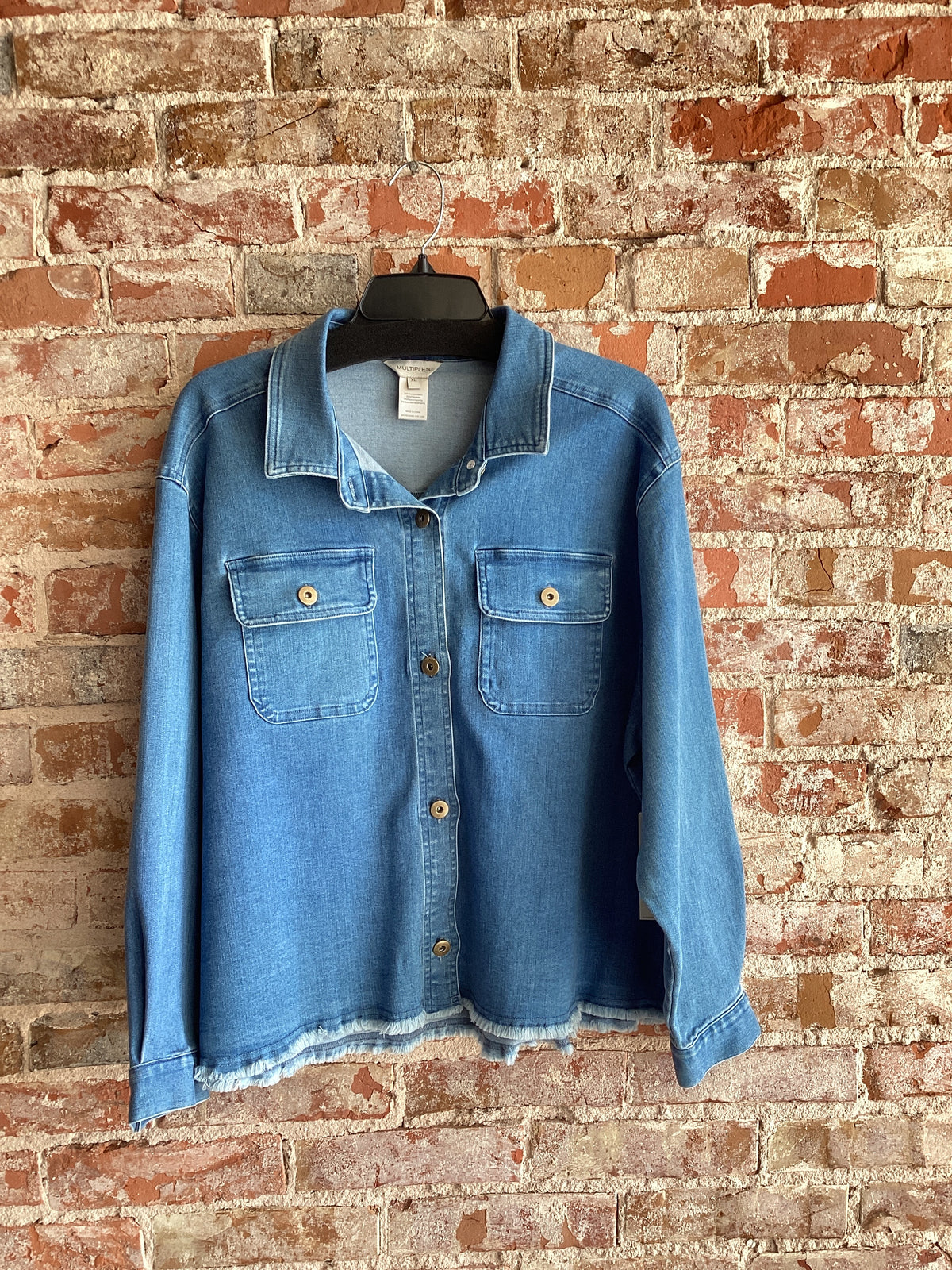 Multiples Cuffed Drop Shoulder Jean JKT