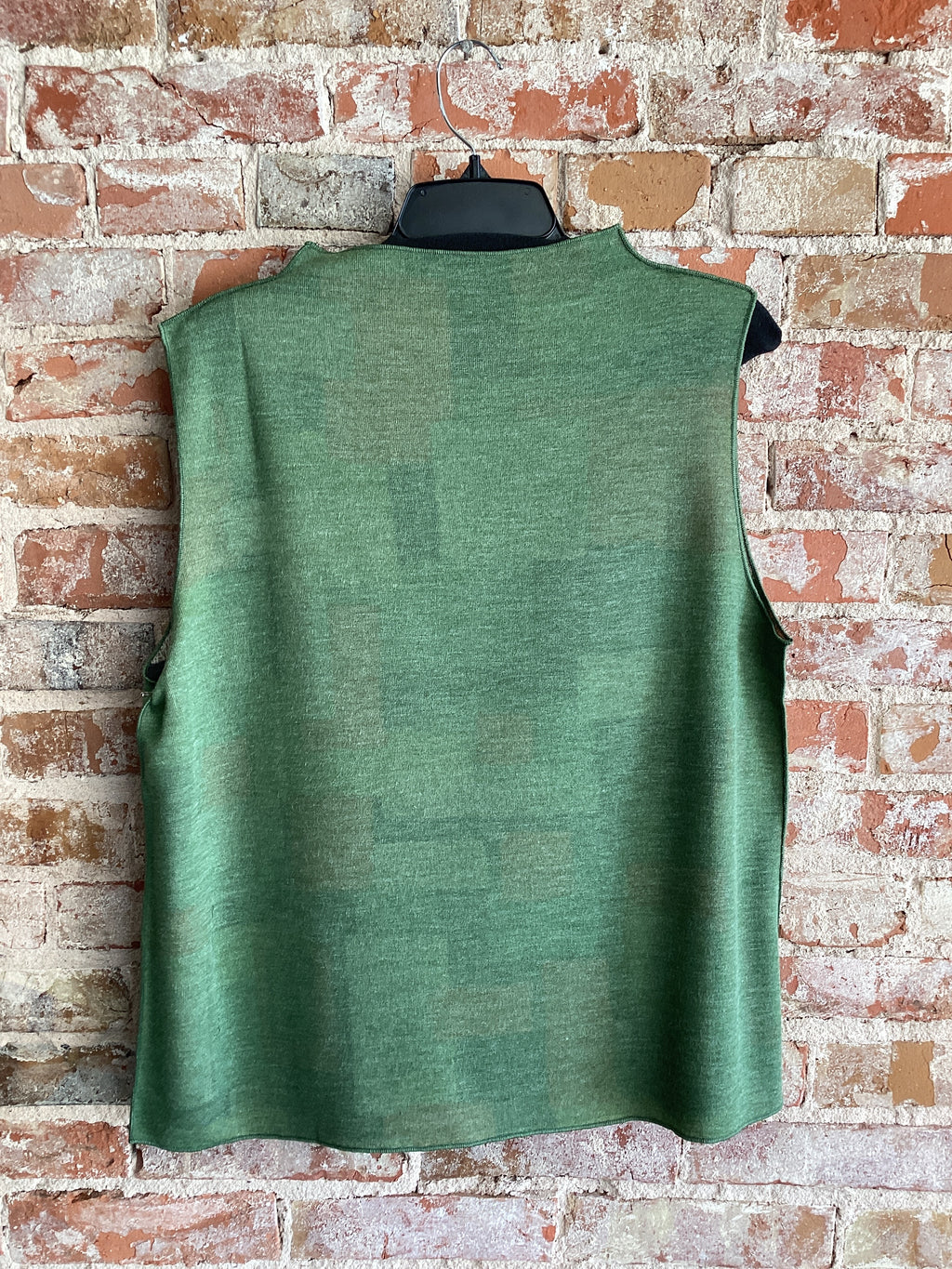 Trisha Tyler Wispy Block Reversible Mockneck Tank