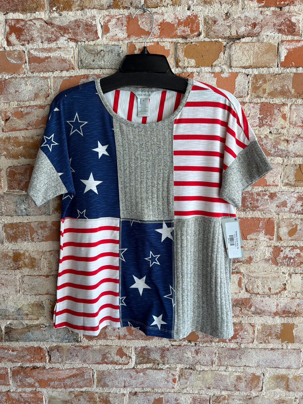 Multiples Scoop Neck Top