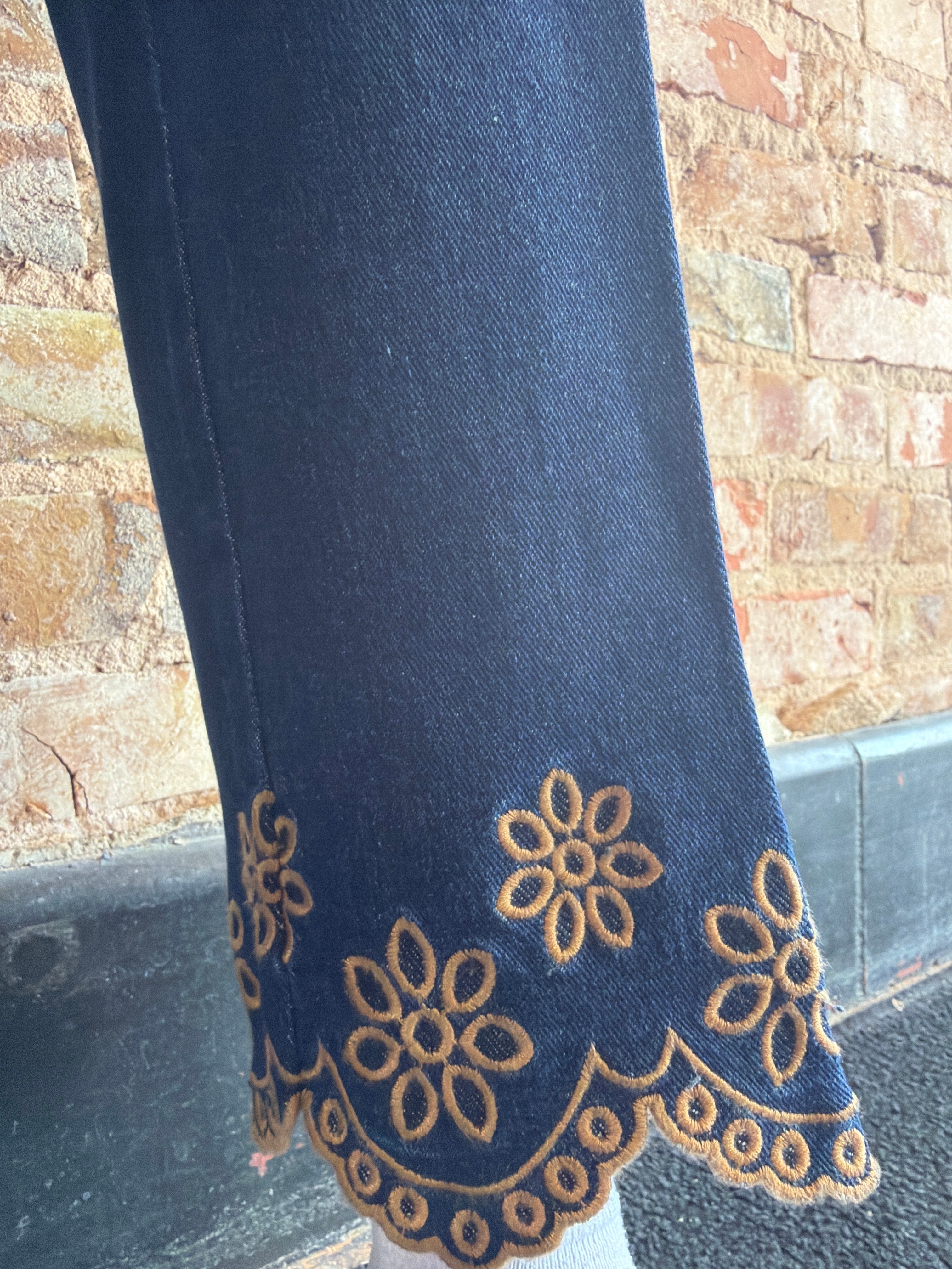 SlimSation Flare Leg Crop Jean