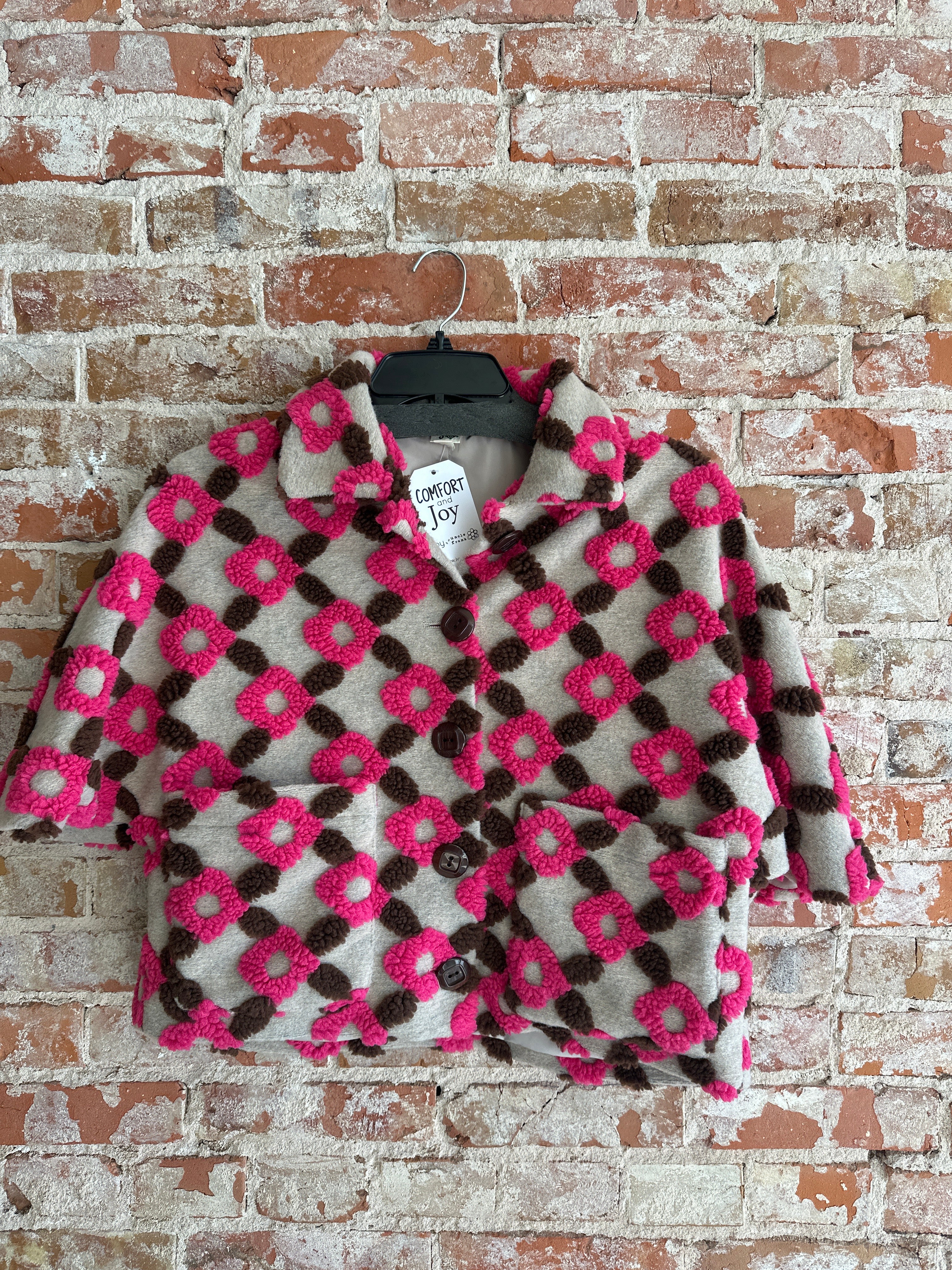 Ivy Jane Pink & Brown Jacket