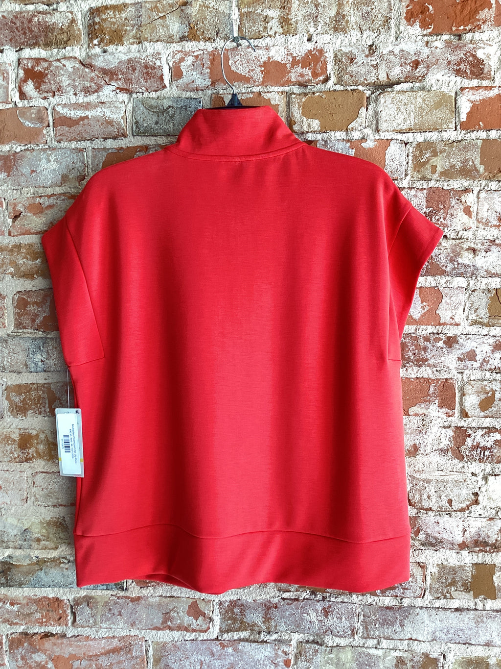 Multiples Knit Cuffed L/S Band Collar Zip Frnt JKT