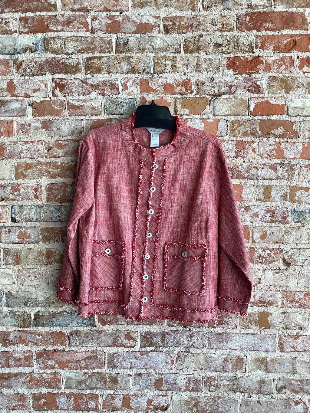 Multiples Brick Woven Jacket