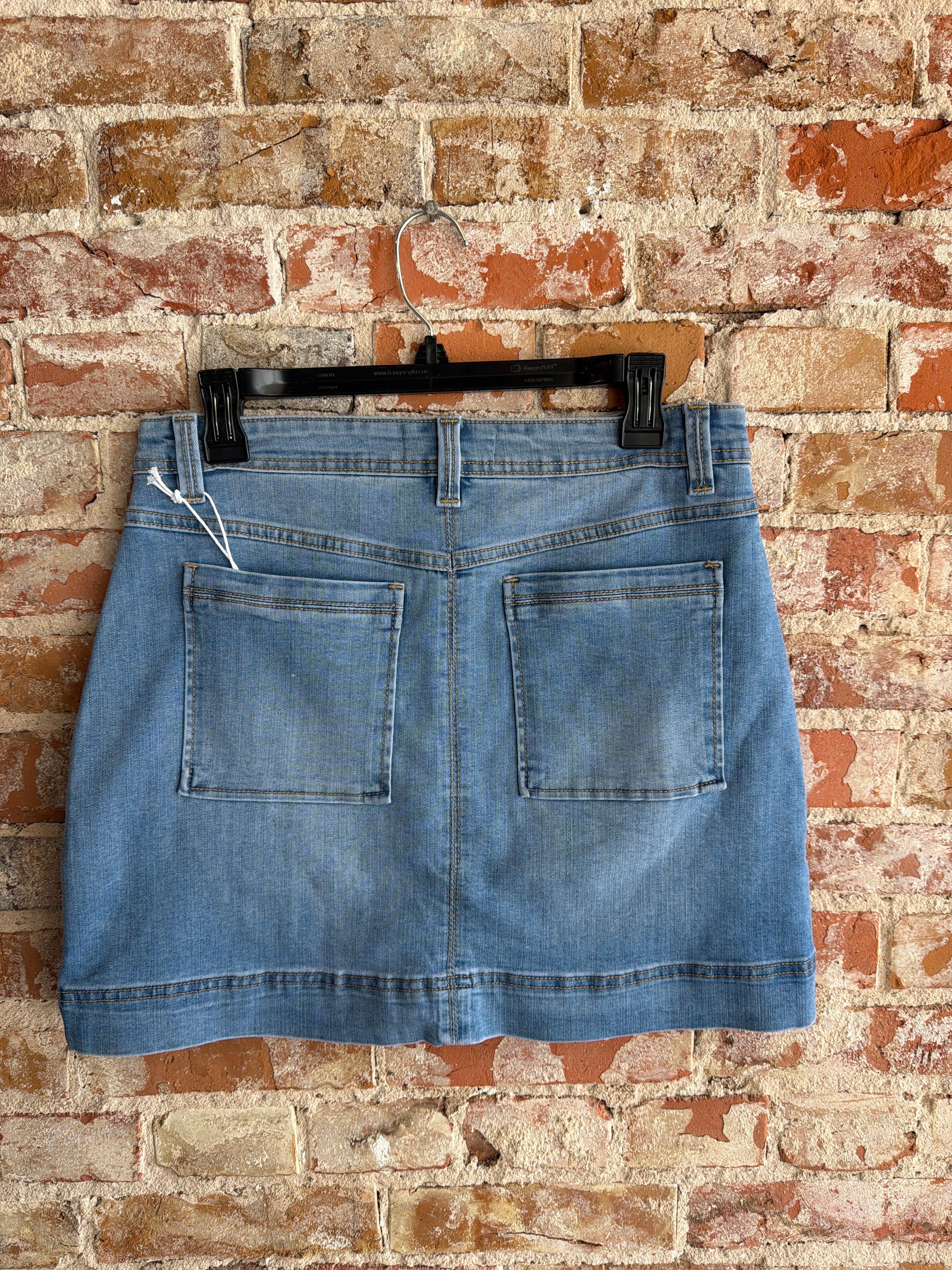 Tribal Pull on Denim Skort