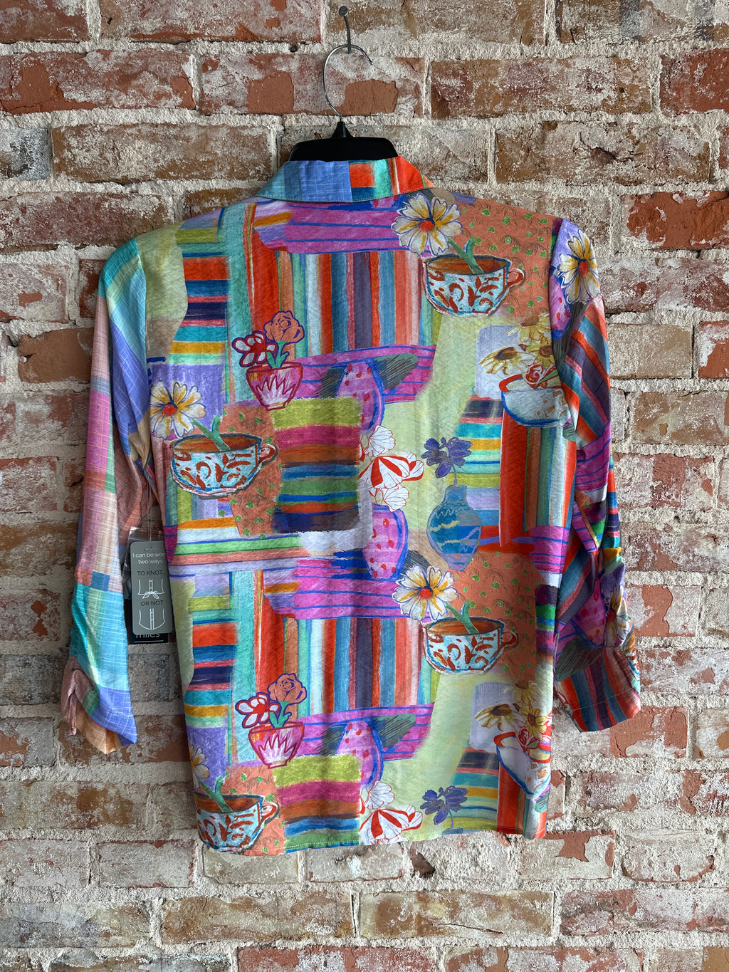 Ali Miles Multi Color Blouse