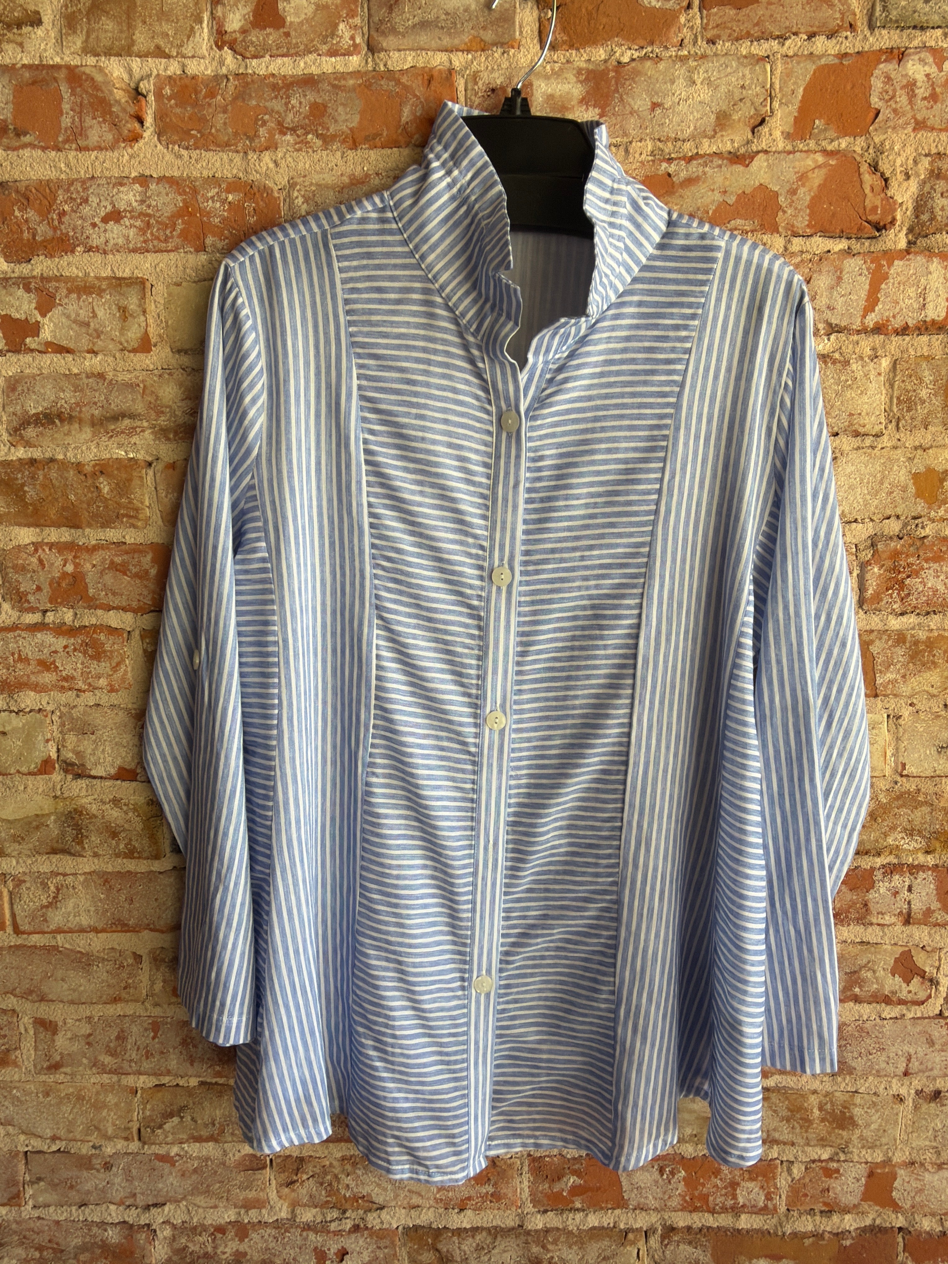 Trisha Tyler Wire Collar Blouse