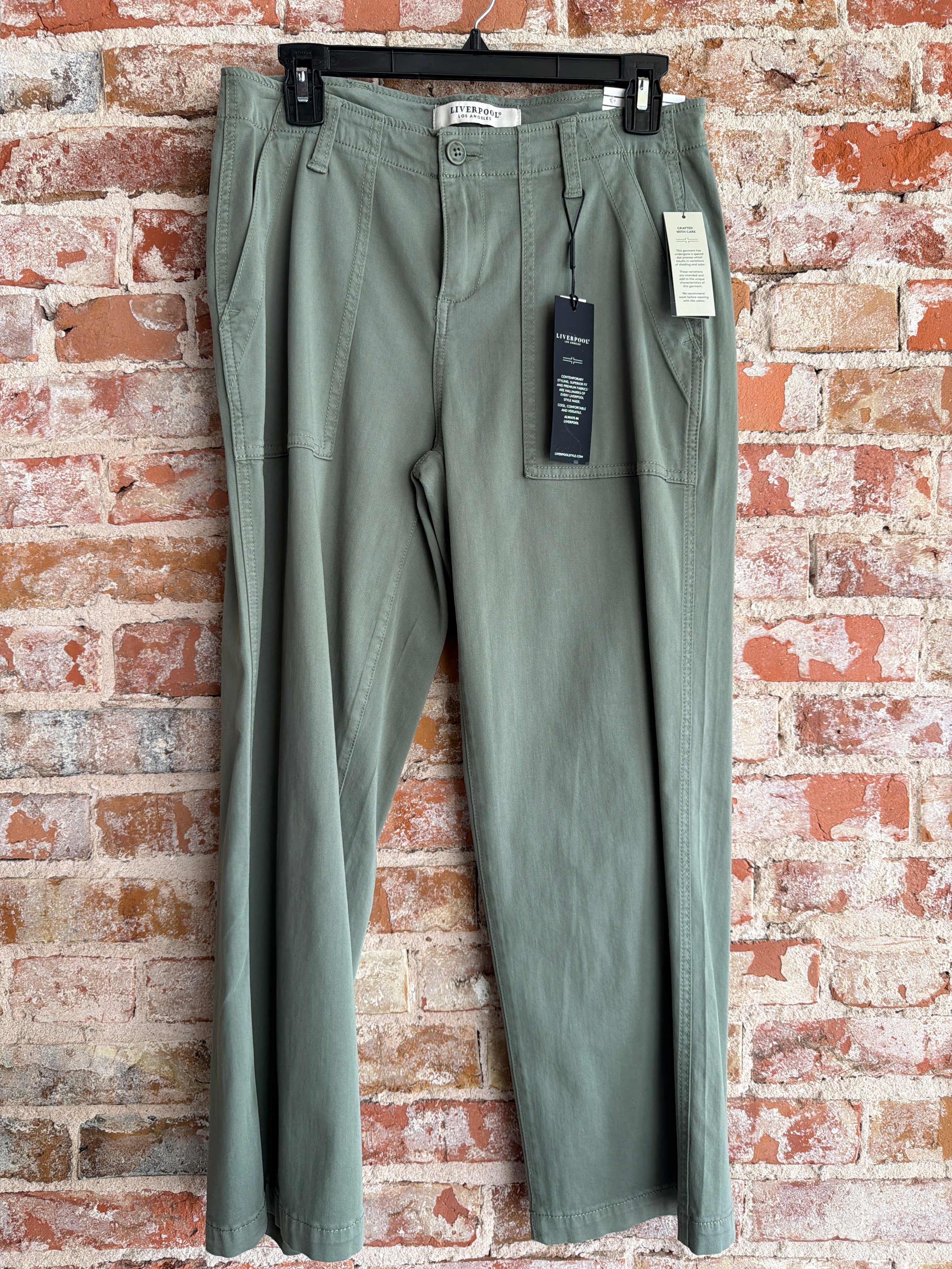 Liverpool Wide Crop Pant