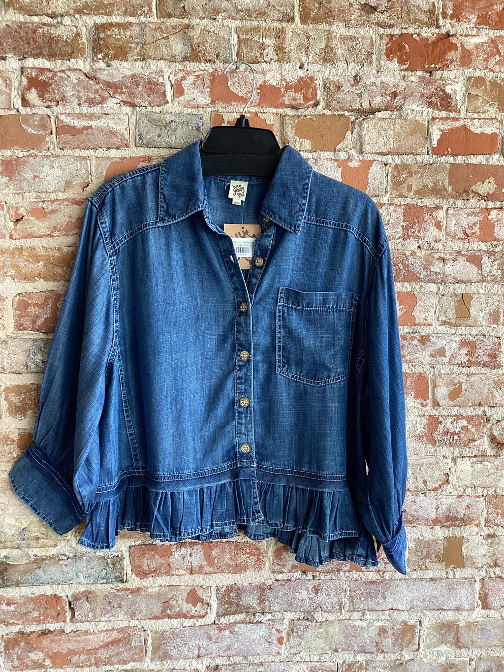 Ivy Jane Denim Ruffle Jacket