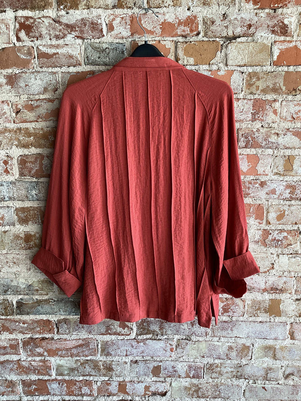 John Mark Woven 3/4 Sleeve Popover
