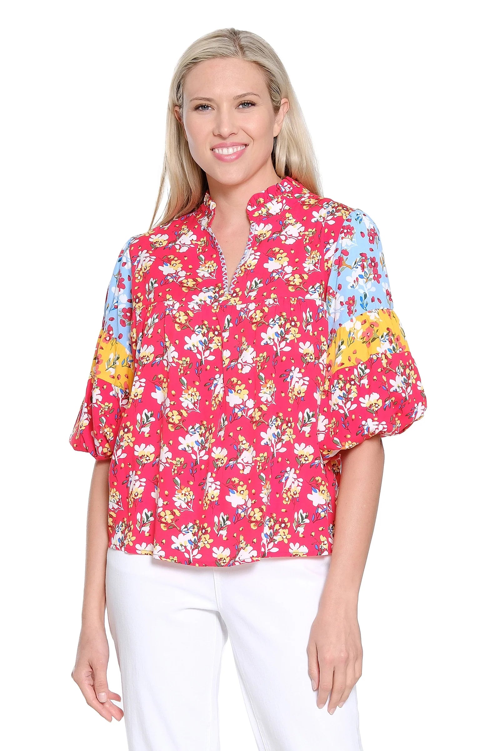 Tru Luxe Popover Sleeve Top