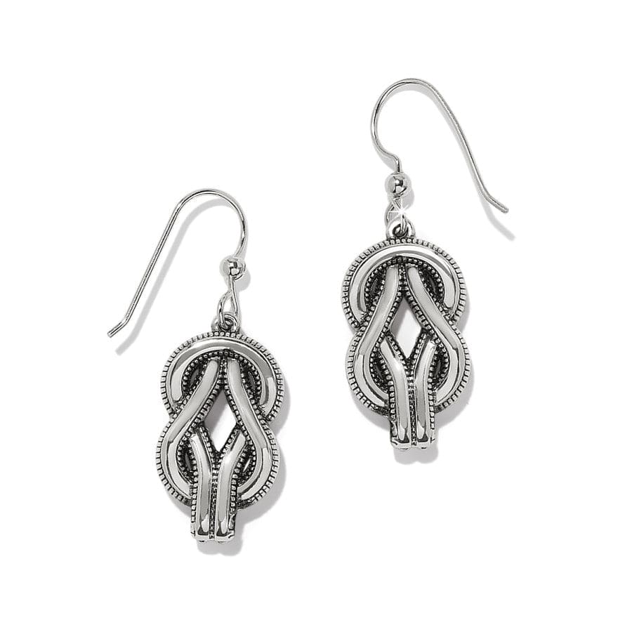 Brighton Interlok Harmony Two Tone French Wire Earrings