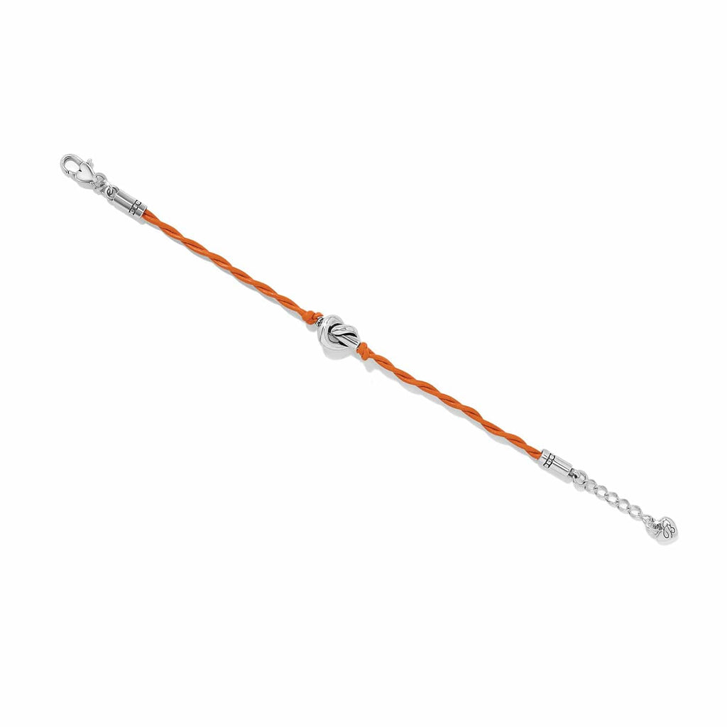 Brighton Interlok Single Knot Leather Bracelet