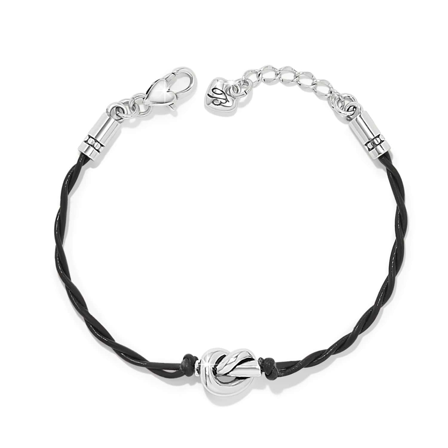Brighton Interlok Single Knot Leather Bracelet