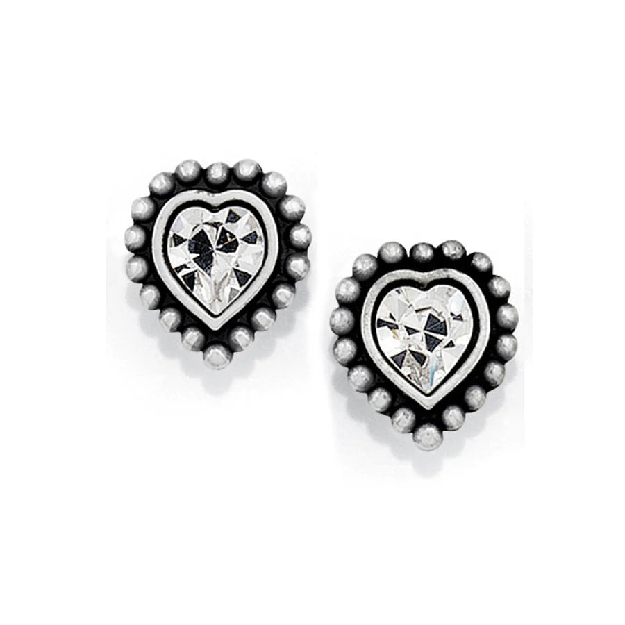 Brighton Shimmer Heart Mini Post Earrings