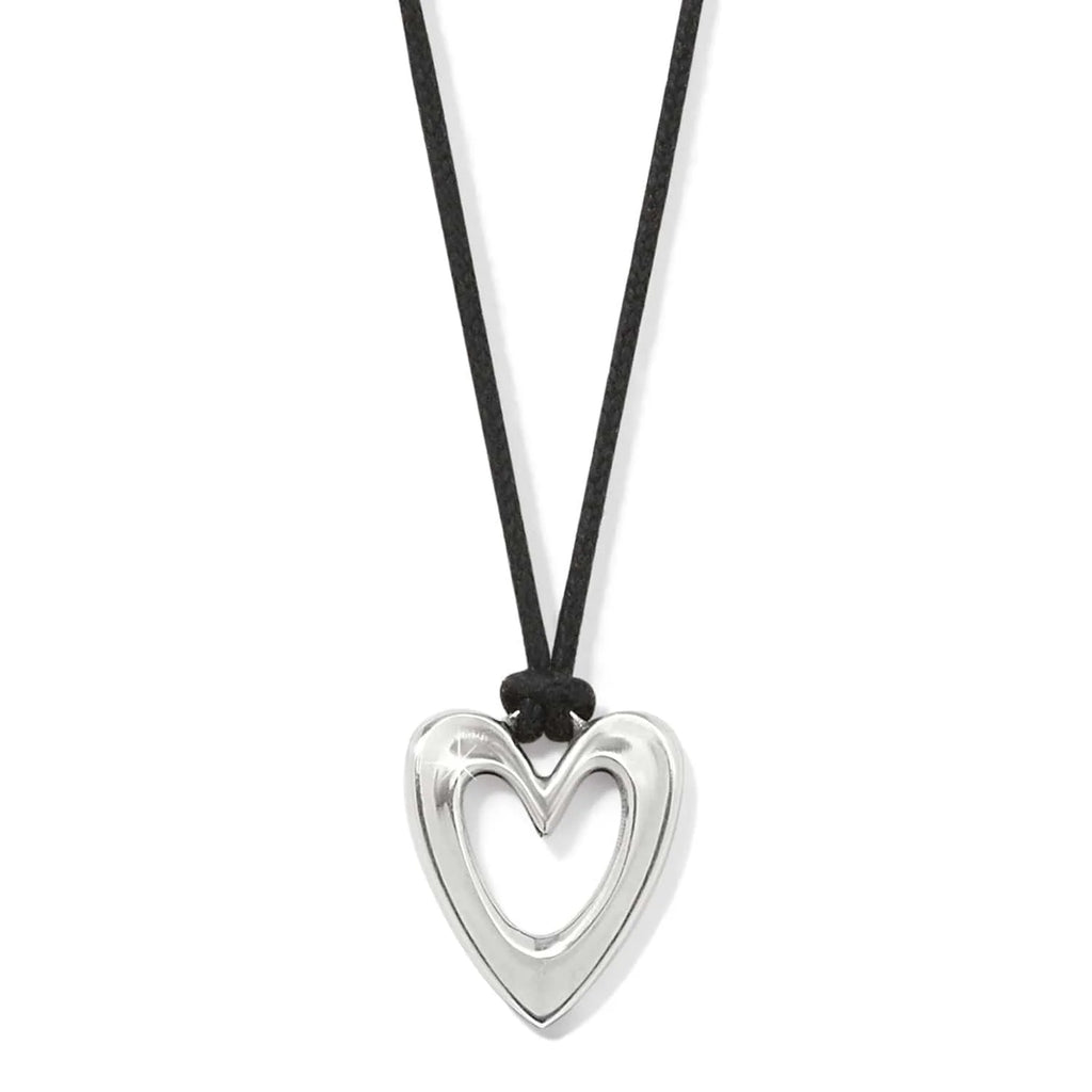 Brighton Cascade Open Heart Cord Necklace