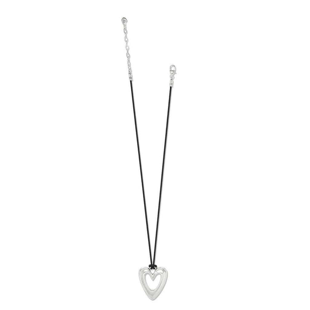 Brighton Cascade Open Heart Cord Necklace