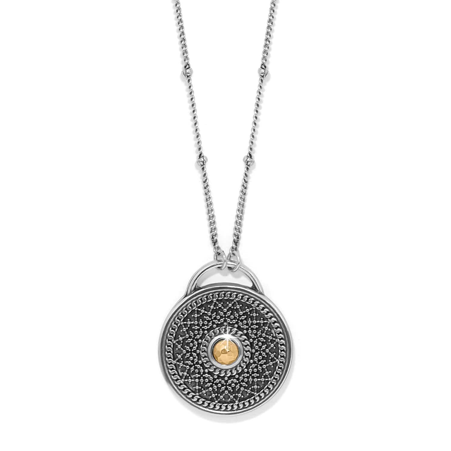 Brighton Ferrara Segreta Medallion Petite Necklace