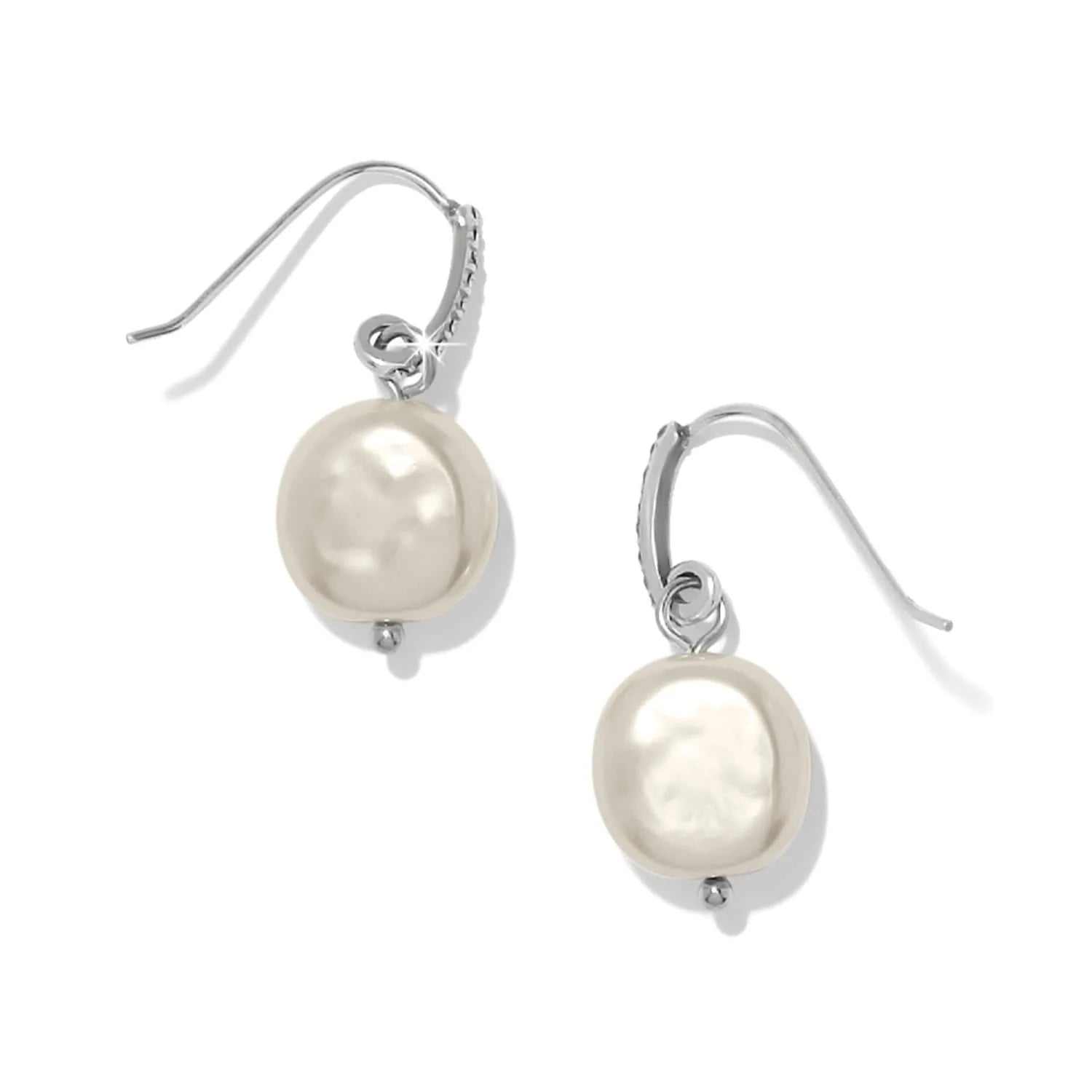 Brighton  Heart Pearl French Wire Earrings