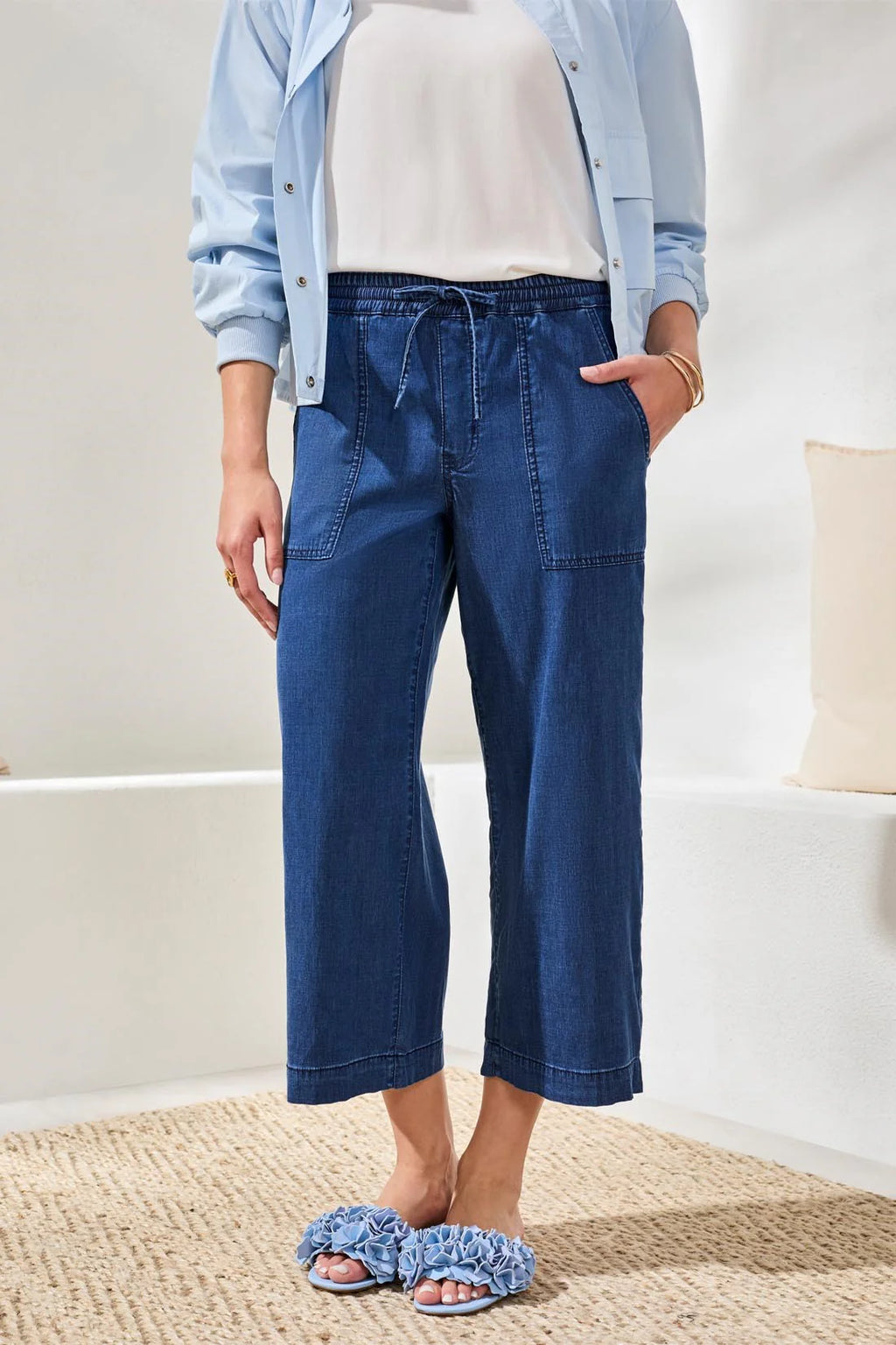 Tribal Wide leg Crop Jogger