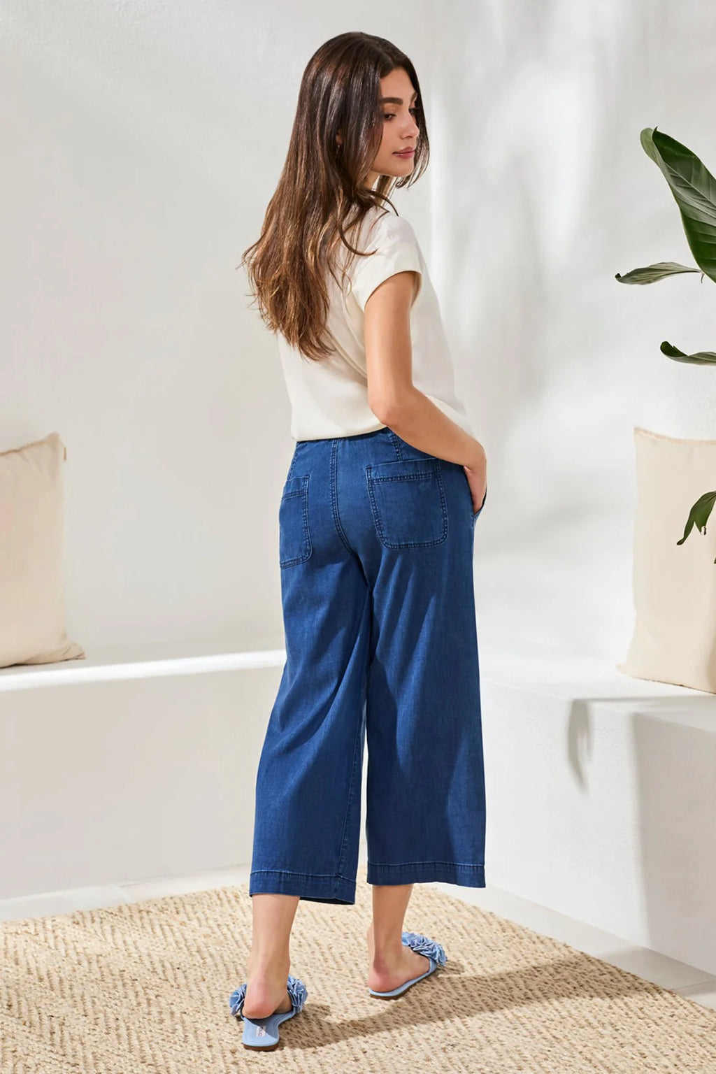 Tribal Wide leg Crop Jogger
