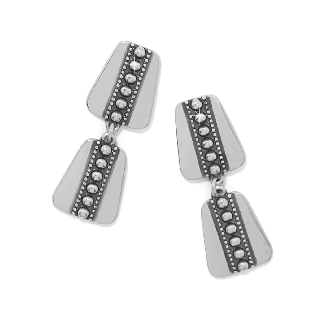 Brighton Pretty Tough Geo Post Drop Earrings